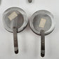 4 Stainless Openable Lids For Sterno Fuel Holders 3.5" Across Restaurant Equip