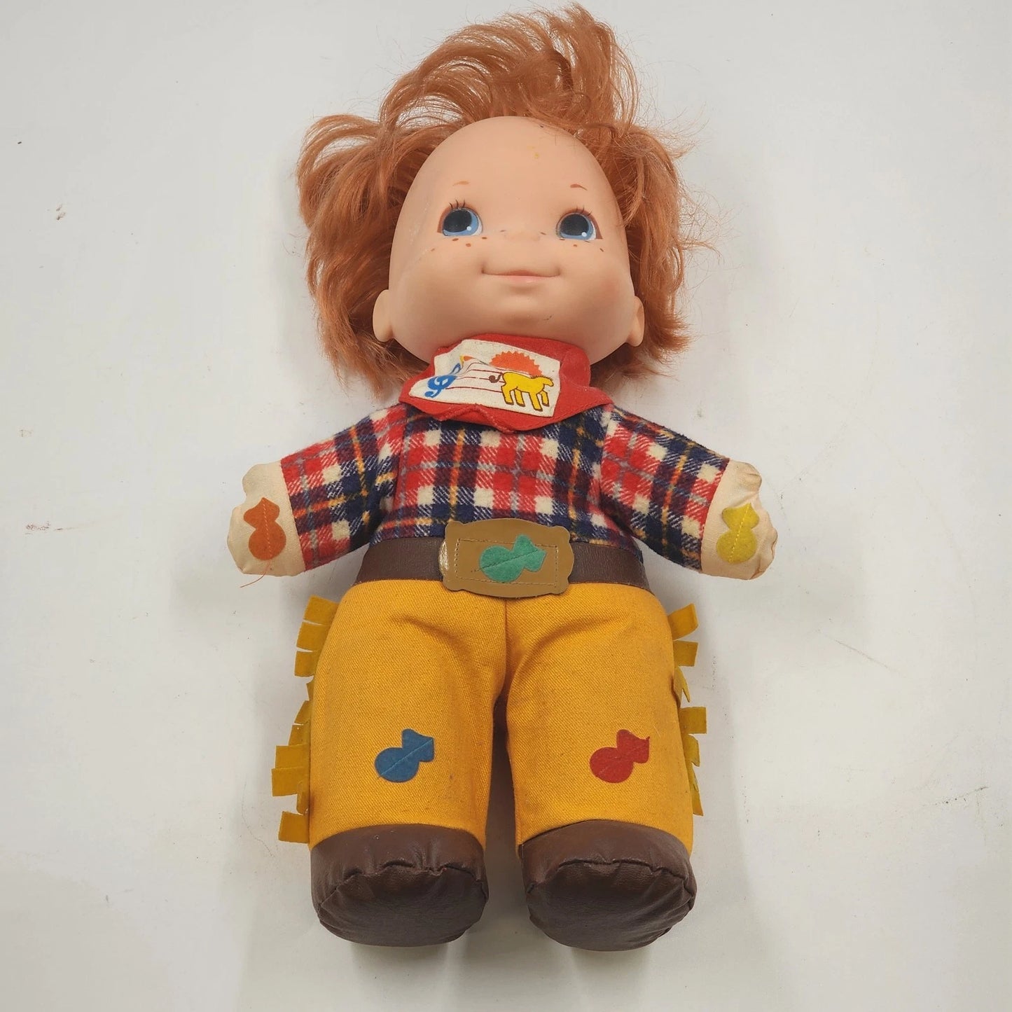 Cowboy Doll 14" by Mattel Love Notes Bucky Musical Squeeze Original Works 1974