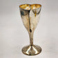 Lenox Silver Heart Goblet Pair Kirk Stieff Wedding Promises Bride Groom w Box