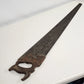 Disston 26" Crosscut Hand Saw Carved Wood Handle Carpenter Tool Vintage USA