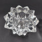 Avon Gem Glow Starburst 3" x 2" Votive Candle Holders Vintage Pair Set 1970's