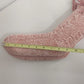Lauren Conrad Pink Faux Fur Slipper Socks Womens L XL