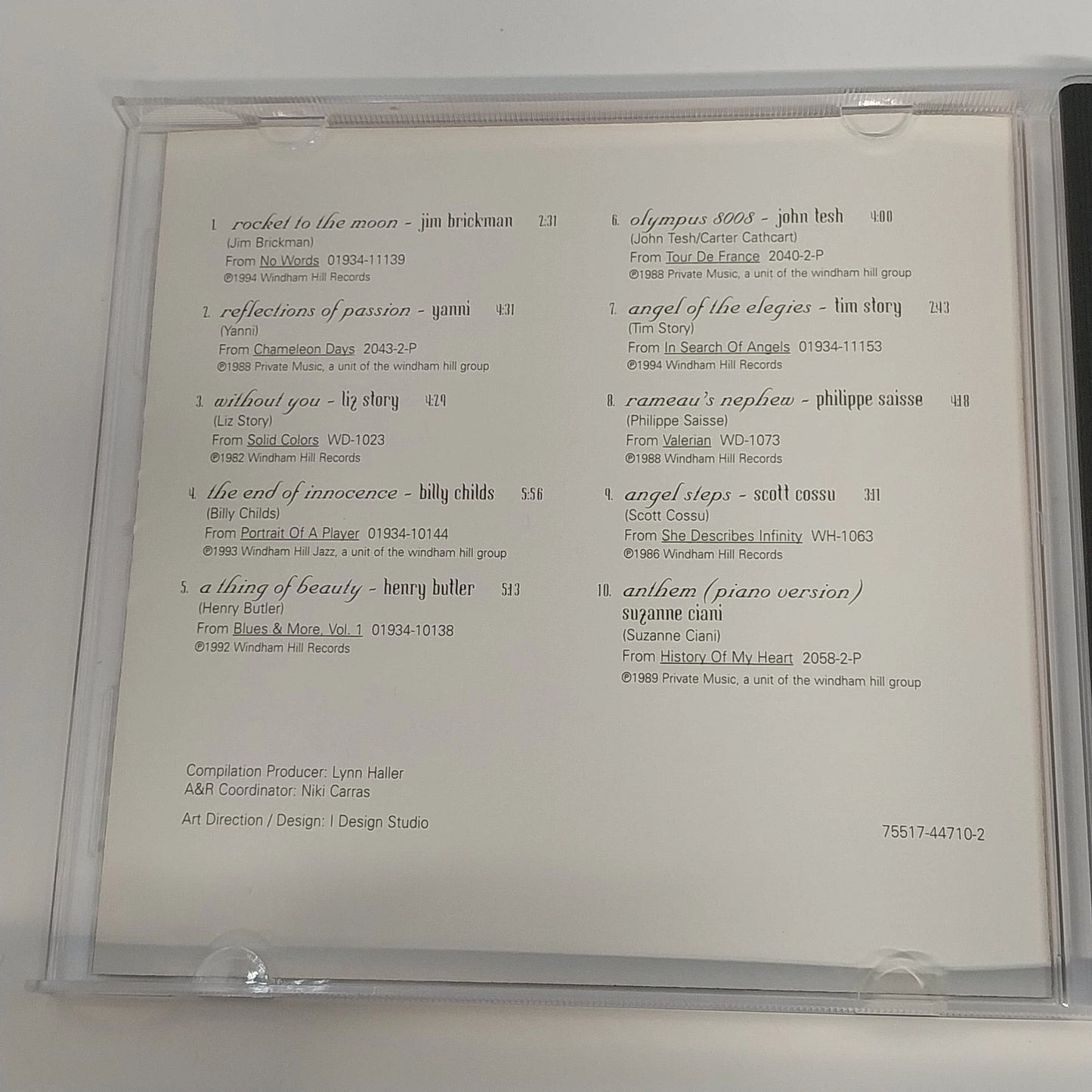 BMG Candlelight Moments 4 CD Lot Romantic Piano Smooth Jazz Serene Sounds