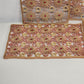 Raffia Ratan Sunburst Placemats Set 4 Boho Woven Orange Red Yellow Table Decor 17.5"