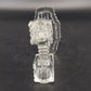 Anchor Hocking Queen Mary Clear Glass Pattern Double Candle Holder 4.5" Vintage
