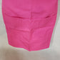 Fame Fabrics Raspberry Half Bistro Waist Server Apron F28 – 3 Pockets 19"x28"