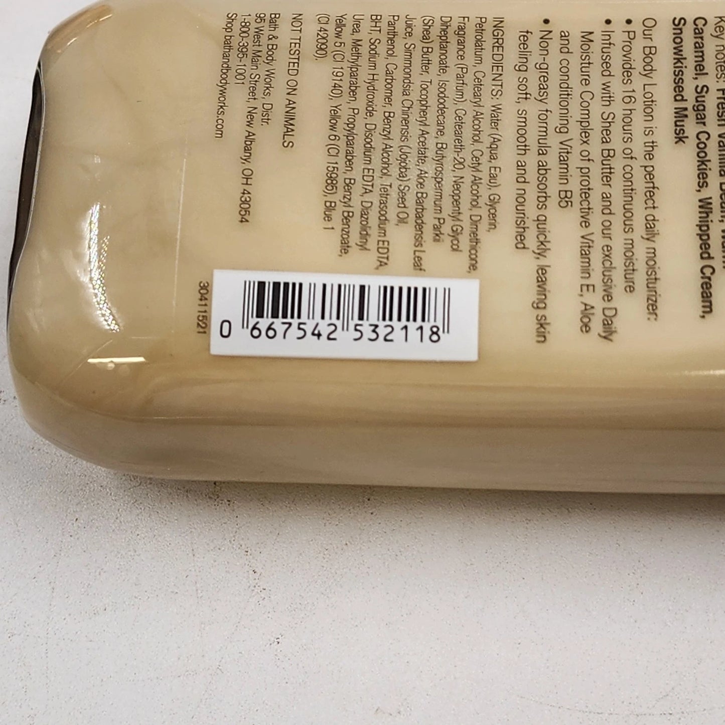 Bath & Body Works Vanilla Bean Noel Gift 3 Pc Lotion Fragrance Mist & Shower Gel