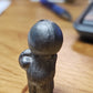 Mini Pewter Football Player Bear Figurine 1.5" Sports Collectible Vintage