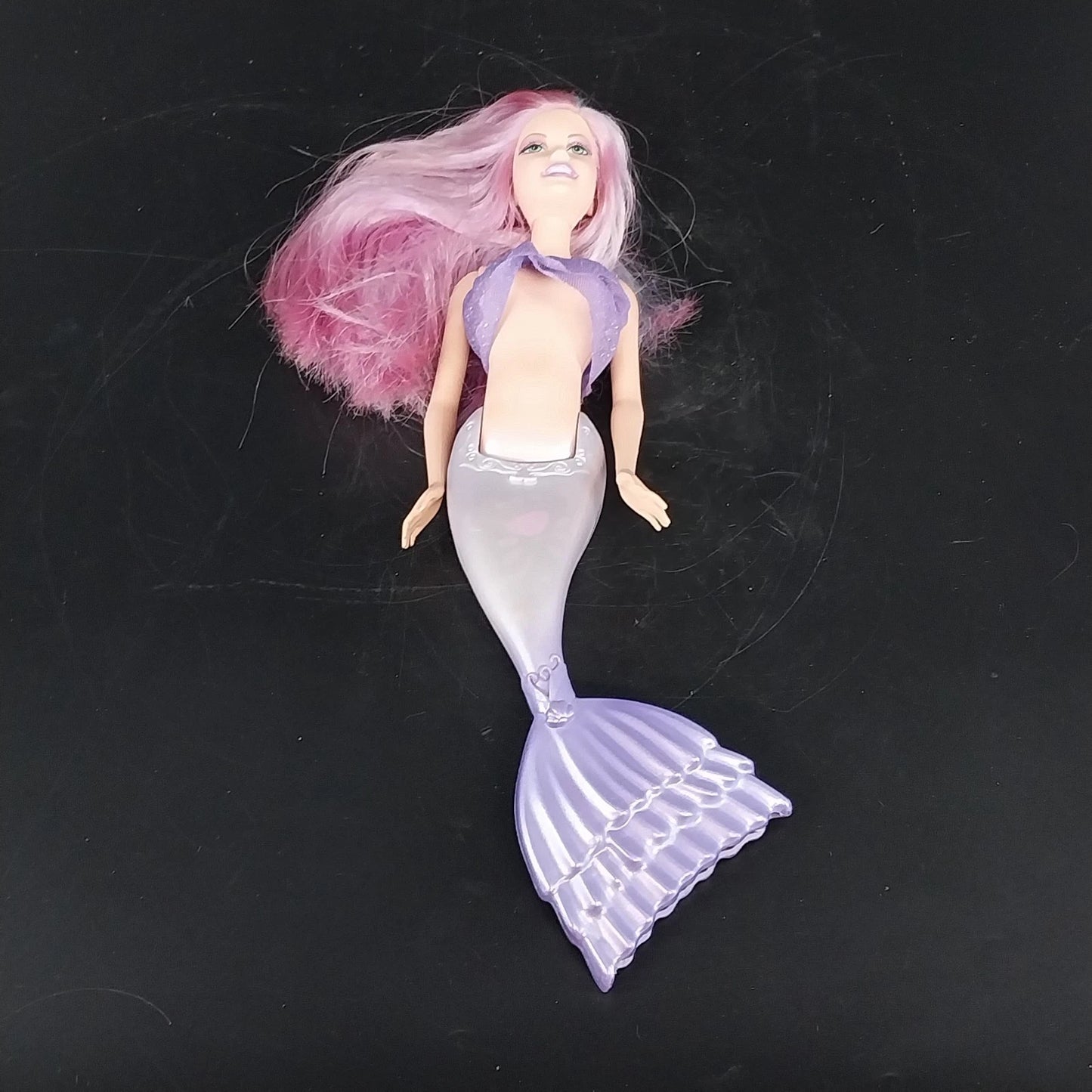 Mattel Barbie Mermaid Doll Purple Hair Glitter Top Y2K Fantasy