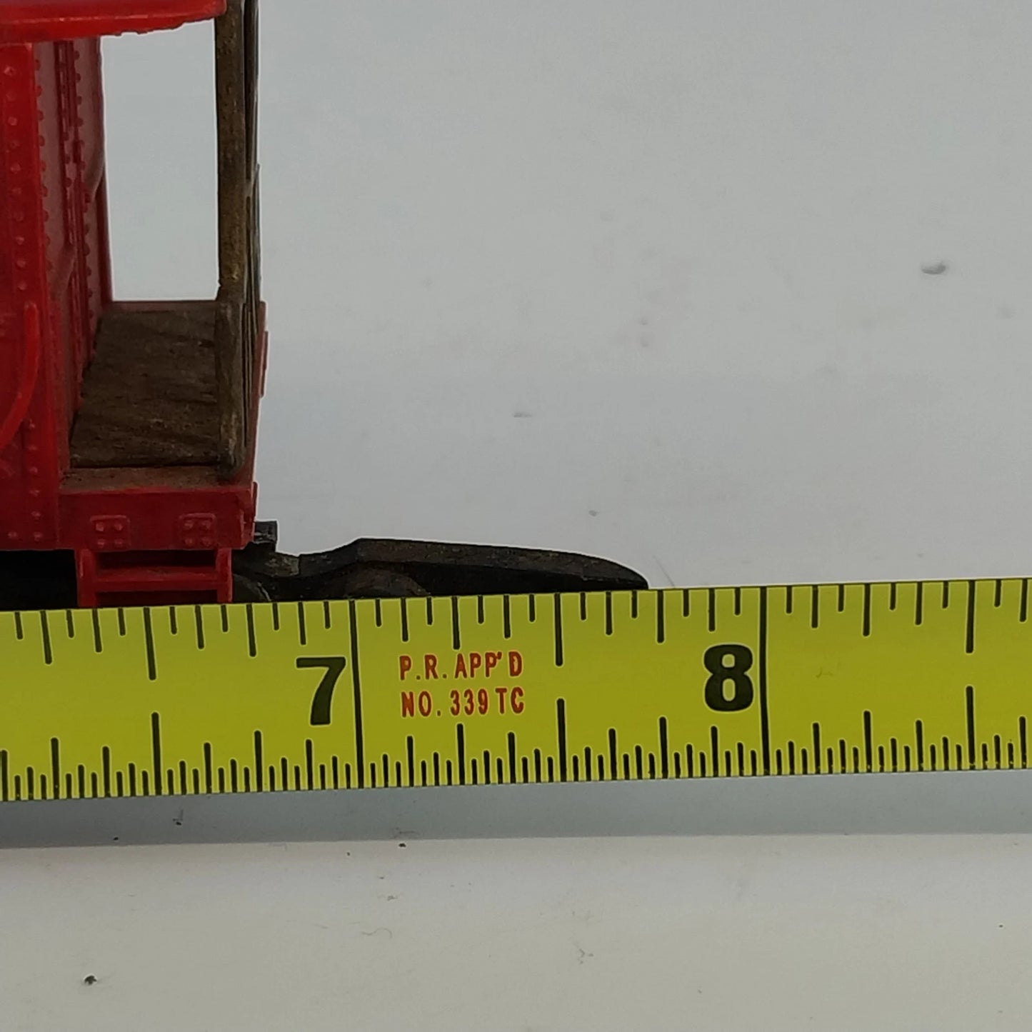 American Flyer Lines S Gauge Caboose Train 638 Red A. C. Gilbert 1950s Vintage