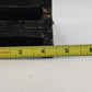 Macau Black Lacquer Soapstone 4-Panel Asian Tabletop Folding Screen 18" x 14"