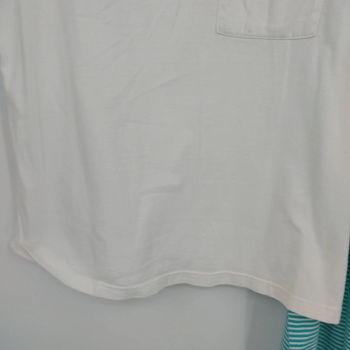 Hastings & Smith Tank Top Skirt 2 pc Set Womens Aqua White Striped Sleeveless