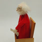 Jack in the Box Santa Claus Jax Handcrafted in Maine Wooden 11.75" Vintage 1988