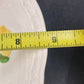 Stetson Pottery Joy Serving Bowl 9" x 2.25" Hand Painted Red Yellow Floral