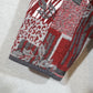 Bon Worth Blazer Tapestry Weave Block Print Redish Jacket Women's Large Unlined