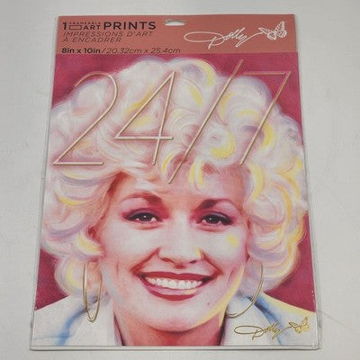 Dolly Parton Art Print Poster Close-up Portrait 8x10 American Greetings USA New