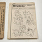 Simplicity Crafts 8521 Sewing Pattern Uncut 1998 Bean Bag Animals One Size