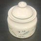 Pfaltzgraff April Sugar Bowl with Domed Lid 4.5" Floral Ceramic Stoneware USA