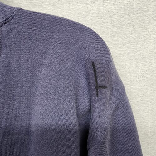 Baseball An American Pastime L Men's Sweatshirt Navy Blue Players By Van Heusen