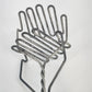 Double Wire Potato Masher White Wood Handle Farmhouse Kitchen Tool 11.5" Vintage