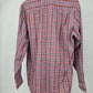 Alan Flusser Mens Multicolor Plaid Button-Up Shirt Size Medium 100% Cotton China