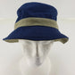 Reversible Bucket Fishing Hat Khaki Navy Cooling Action One Size Cotton 2" Brim