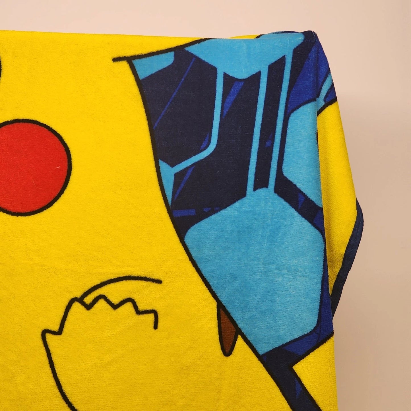 Pokemon Pikachu Fleece Throw Blanket Northwest Co Blue Geometric Large 42" x 57"