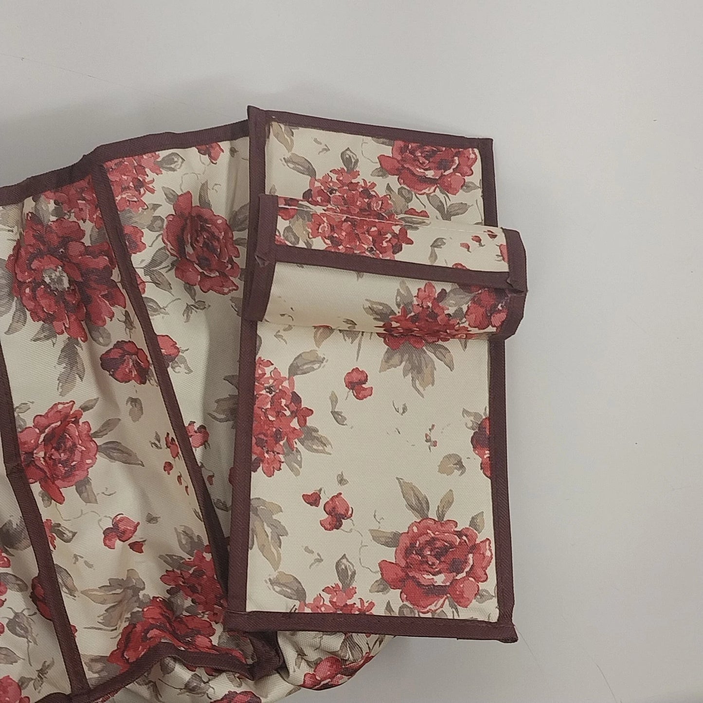 Laura Ashley Floral Hanging Closet Organizer 10 Slot Storage