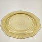 Federal Amber Yellow Depression Glass Patrician Spoke Dinner Plate 11" 1930s VTG