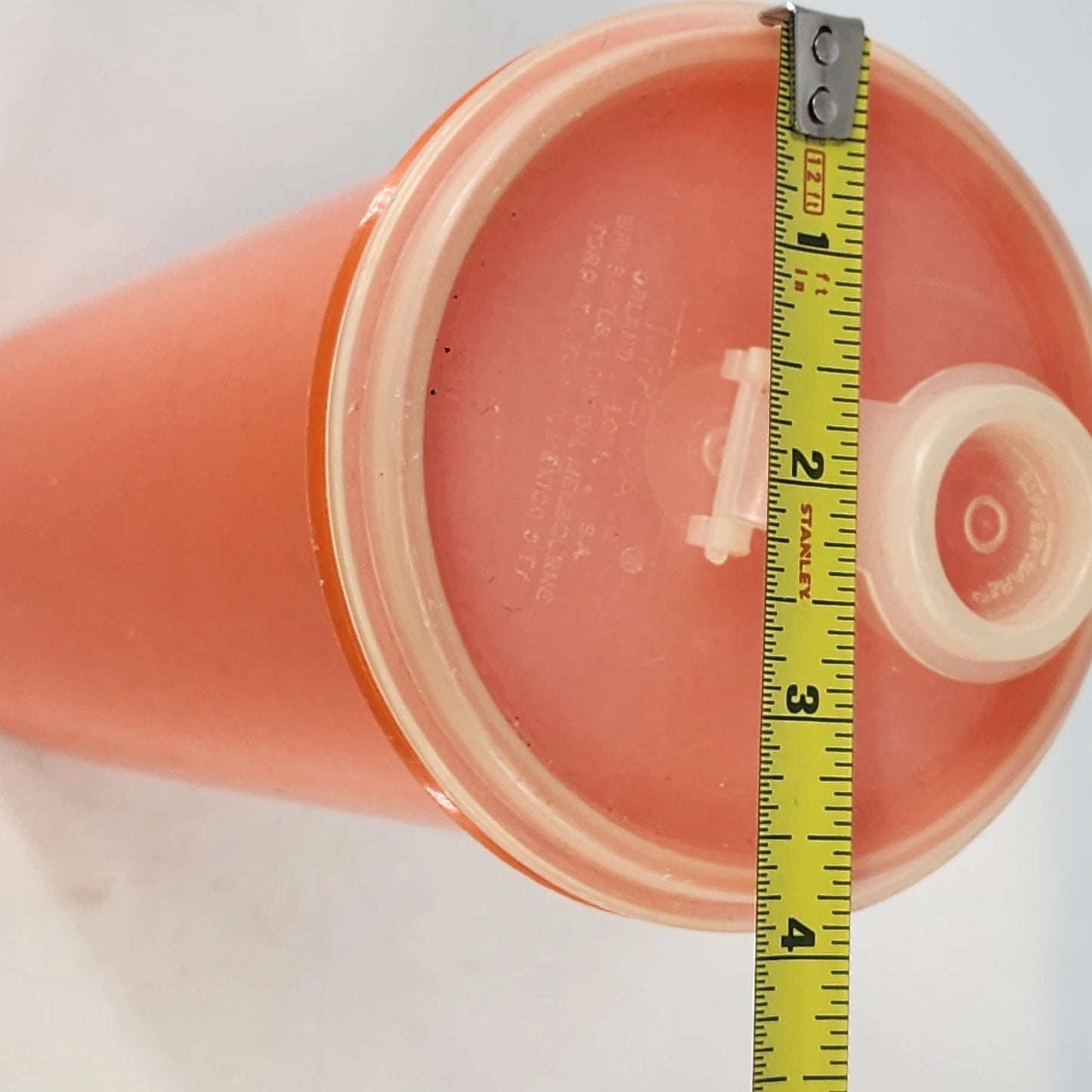 Tupperware 32oz Orange Drink Container 262 3 Flip Top Lid 603 1