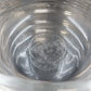 Pyrex 464 Clear Glass Custard Baking Bowls 4 Pcs Scalloped 3 Ring 10 oz USA Vtg