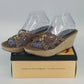 Montego Bay Club Wedge Sandals Brown Espadrille Platform Women's 7.5 Casual