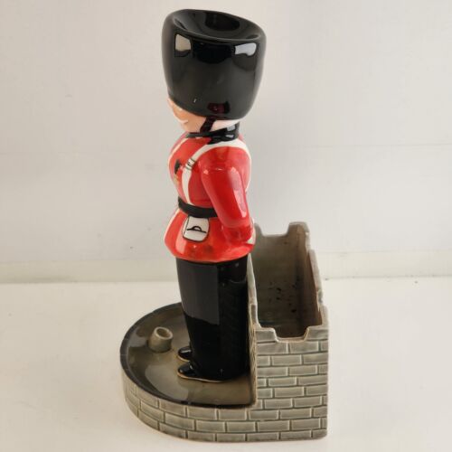 Swank Kings Guard Royal Grenadier Valet Pottery Pen Holder Dresser Planter Japan