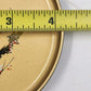 Otagiri Japan 6 Round Cherry Blossom Gold Black Lacquered Coasters 4”