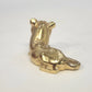 MMA Metropolitan Museum King Tut Lion Gold Tone Animal Figurine 1976 Vintage