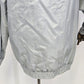 Haband Outwear Windbreaker Women's Silver Gray Metallic Crinkle Jacket Medium
