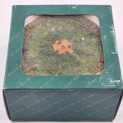 Popular Imports 8pc Mini Tea Set Chicken Roaster Polystone Resin Decorative 1995