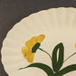 Southern Potteries Blue Ridge Pattern Yellow Flower Hand Paint 12"Oval Platter