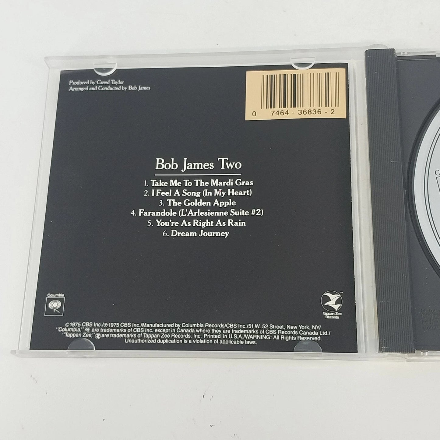 Bob James Two CD 1975 Jazz Fusion Digitally Mastered Tappan Zee Patti Austin USA