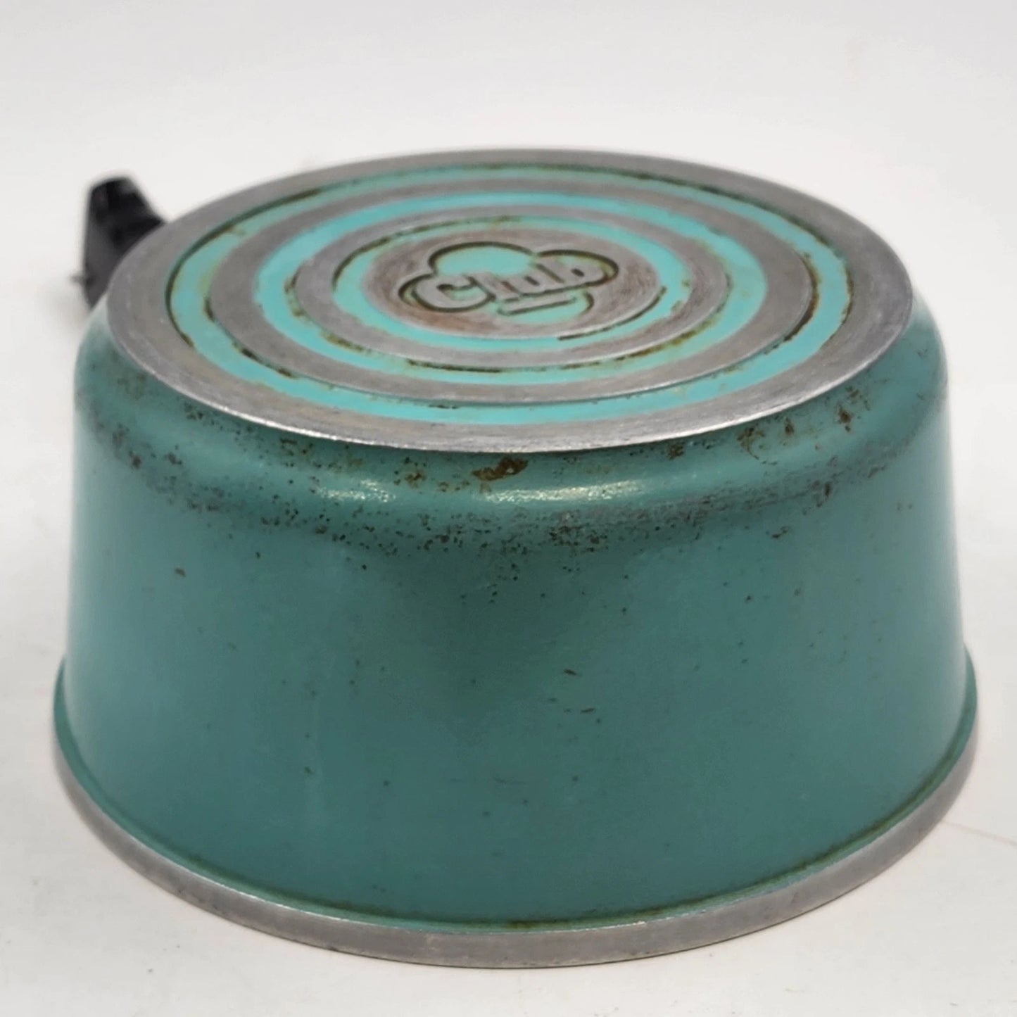 Club Aluminum 2 Qt Sauce Pan Turquoise Aqua Cast Cookware Pot No Lid Vintage
