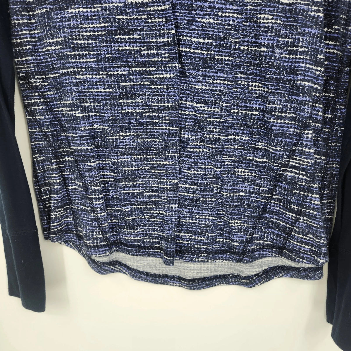 Tek Gear DryTek Women's Large Blue Space Dye Raglan Long Sleeve Athletic Top