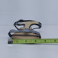 Design By Jacobies Darlene-5 Pewter Gold Strappy Sandals Womens 8T