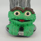 California Originals Oscar Grouch Trash Can Cookie Jar 11.5" Sesame Street Vtg