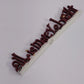 Crazy Mountain All Is Merry Bright Christmas Sign Decor