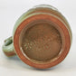 Frankoma Pottery C10 Mayan Aztec Desert Green Gold Coffee Mug Oklahoma Art 4"x3"