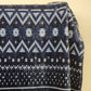Northeast Outfitters Aztec Throw Blanket Blue White 48x60 Polyester