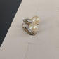 Vintage Faux Pearl Clip On Earrings Gold Tone Screw Back Classic