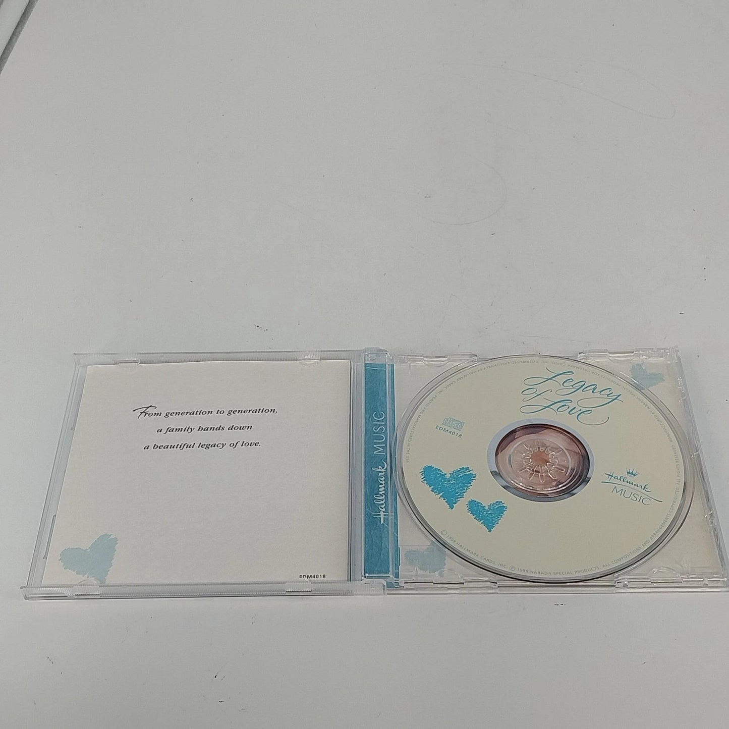 Hallmark Music Legacy of Love Family Songs Various Artists CD 1999 Narada Vtg