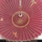 Japanese Wagasa Oiled Paper Umbrella Purplish Red Waterproof 39" Parasol Vintage