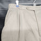 G H Bass & Co Men's Walking Shorts 36" Beige Pleated Front Dressy Style Vintage